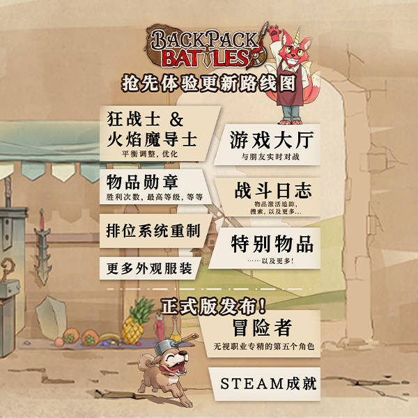 《背包乱斗：福西法的宝藏 Backpack Battles》v0.9.25-官中简体|容量209MB