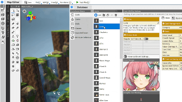 《无需编程基础RPG游戏开发工具/RPG Developer Bakin》V1.9.0.1.R62604官中简体|容量10.96GB