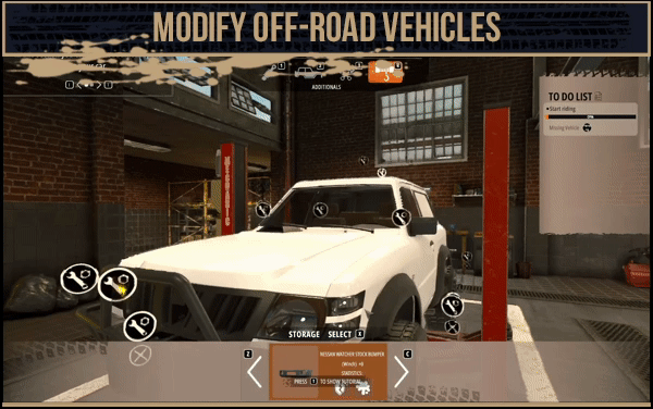 《越野车机械师模拟器/Offroad Mechanic Simulator》V1.06-TENOKE|官方简体中文|支持键盘.鼠标|容量6.65GB