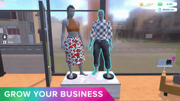 《服装店模拟 Clothing Store Simulator》BUILD 16483609-官中简体|容量4.21GB
