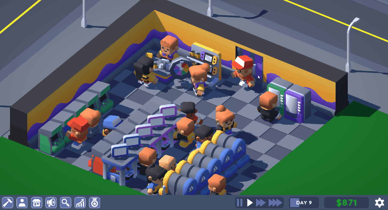《街机游戏厅大亨 Arcade Empire Tycoon》BUILD 16396413|官方英文|容量186.49 MB
