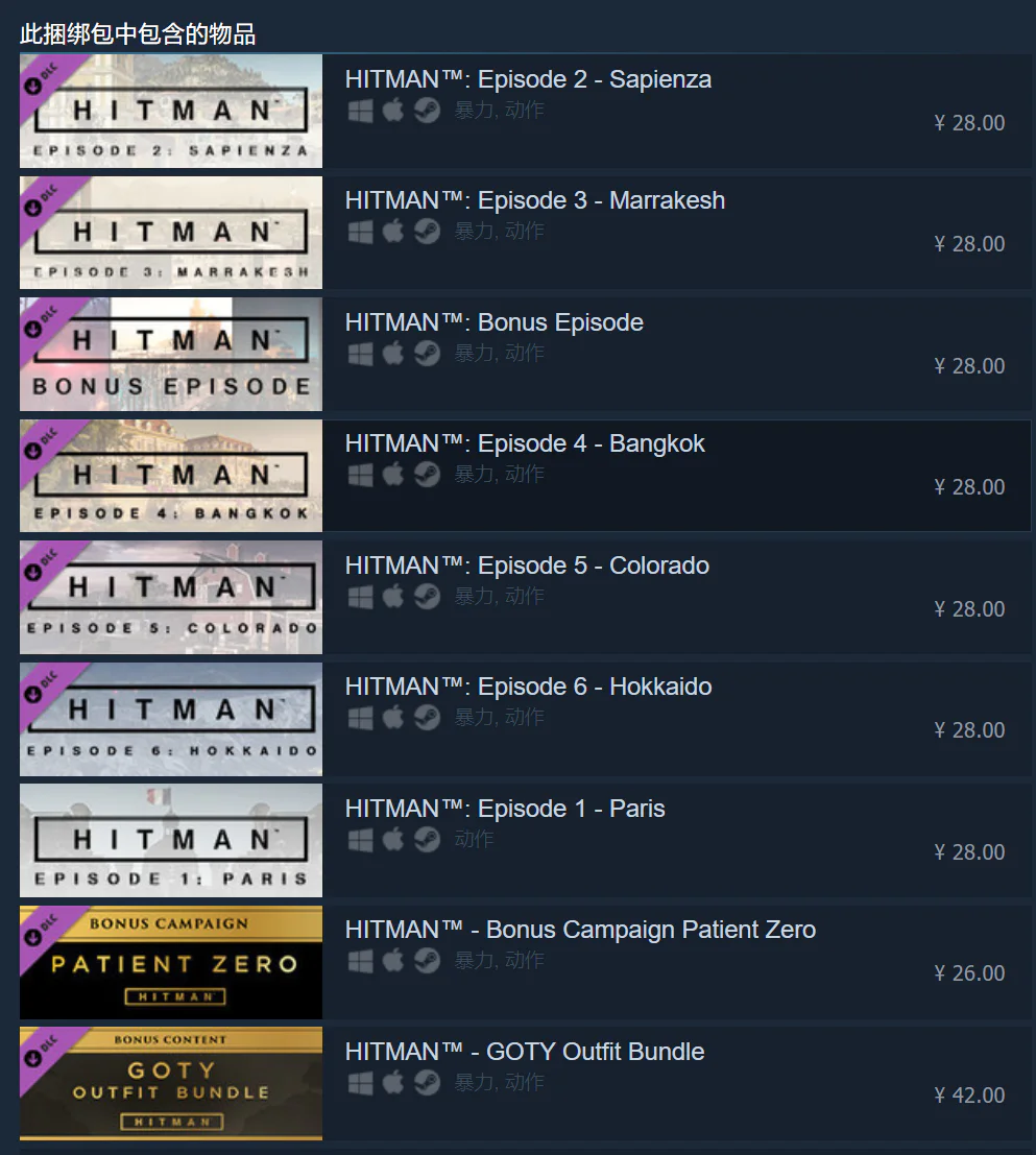 《杀手6/5/4/3/2/1/go/Hitman》v1.15.0|容量70.8GB|官方简体中文|支持键盘.鼠标.手柄|赠多项修改器|赠历代123456+Go